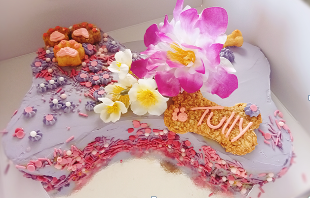 Fully decorated ultimate birthday cake       Big IS beautiful ! The ultimate birthday cake , your choice of colours , decorations and personalised text